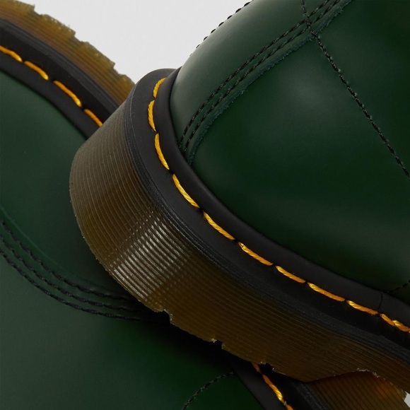 Dr. Martens 1460 8-Eye Smooth Leather 7 Green Lace-Up Ankle Mid-Calf Booties - Picture 9 of 12